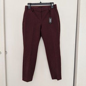 Express Chocolate Brown Wine Columnist Skinny Pant